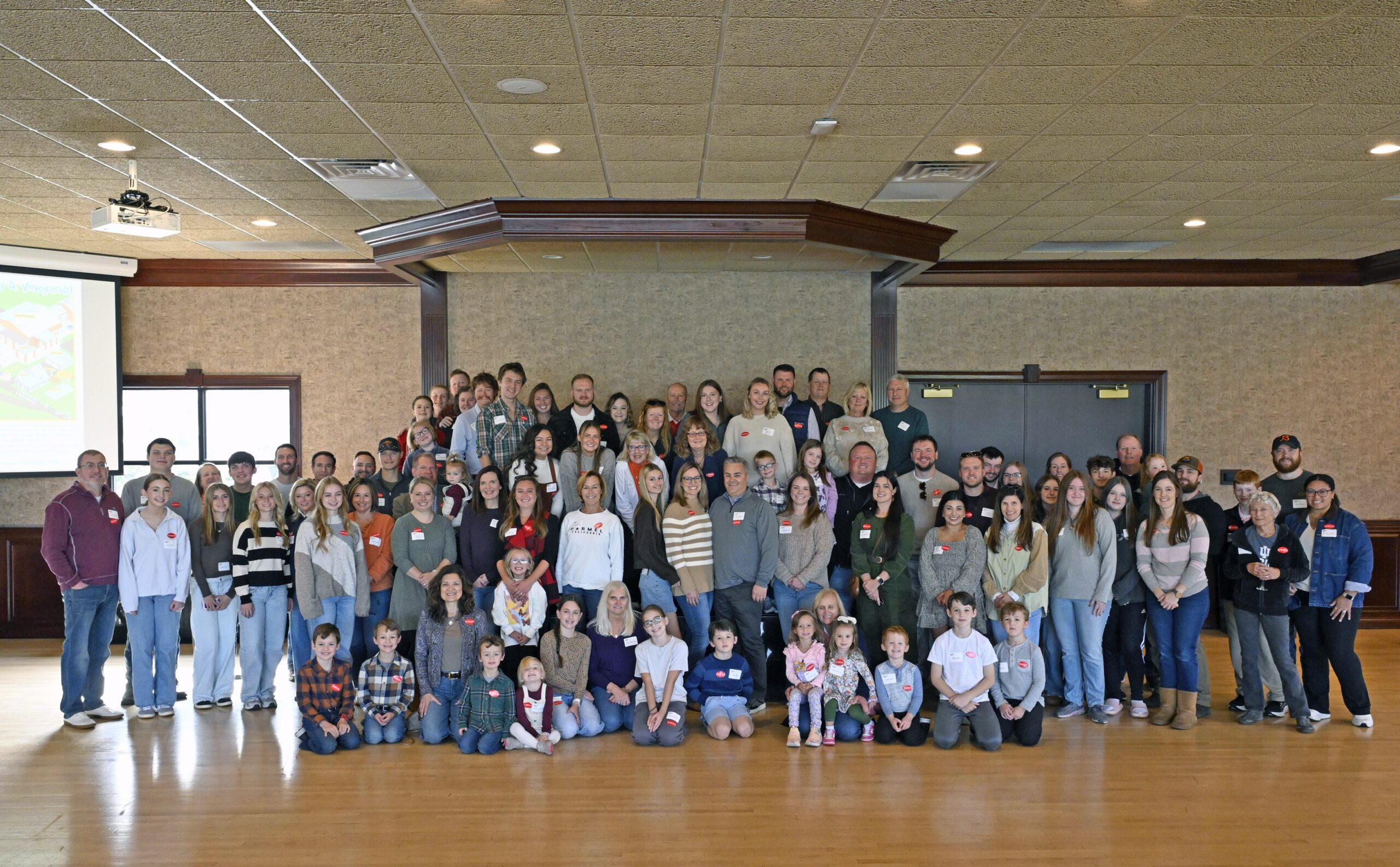Monroe Shine employees celebrate at their annual Fall company picnic.